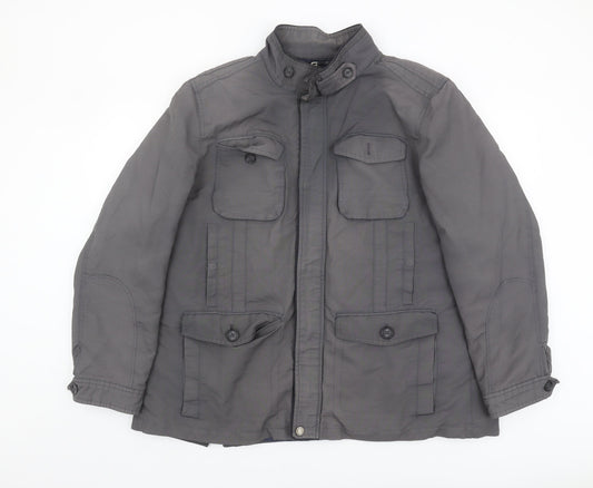 Jeff Banks Men's Grey 2XL Military Jacket