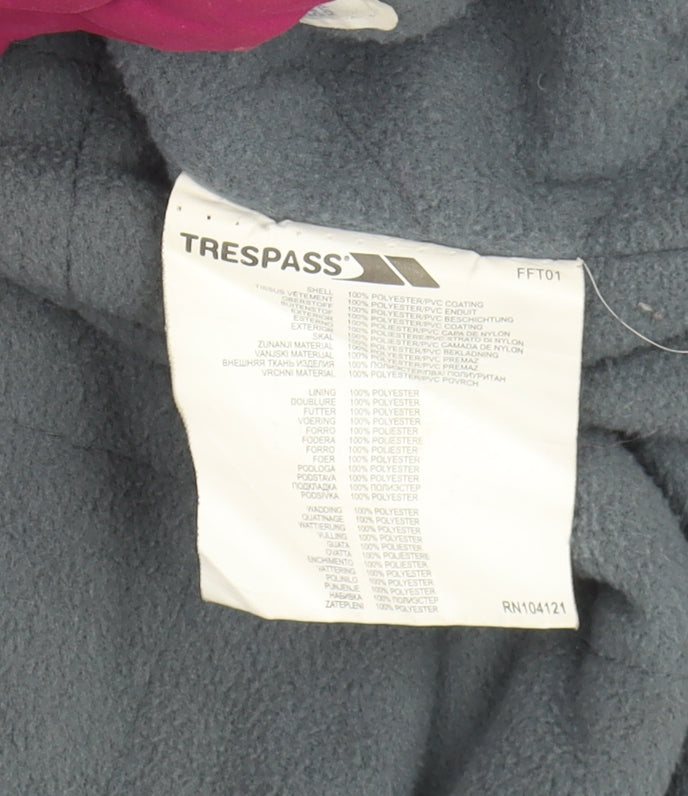 Trespass Women's Purple Parka Jacket - L