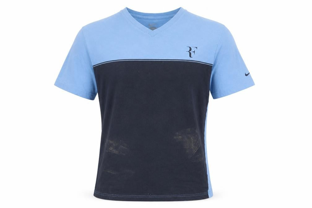 Mens UK Size M Nike Blue  Cotton T-Shirt