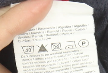 Jack & Jones Men's Blue T-Shirt, M, Graphic Print