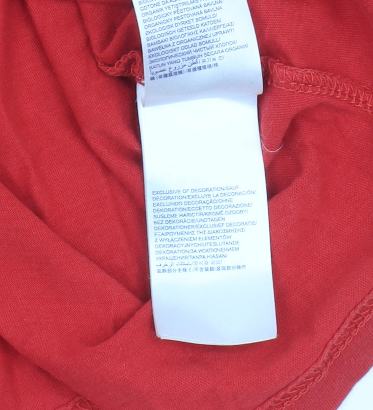 Hilfiger Denim Men's Red Graphic T-Shirt S