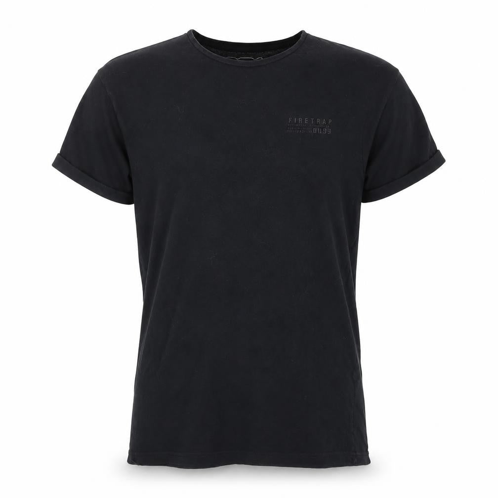 Mens UK Size M Firetrap Black  Cotton T-Shirt