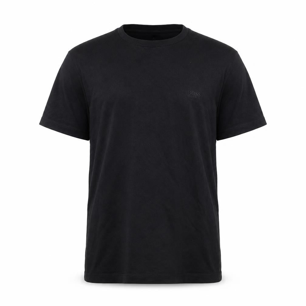 BOSS Men's Black Cotton Crew Neck T-Shirt M