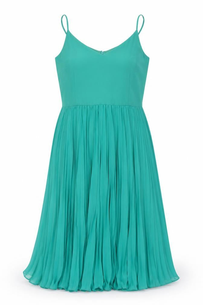 Roman Women's Green Slip Dress Size 14