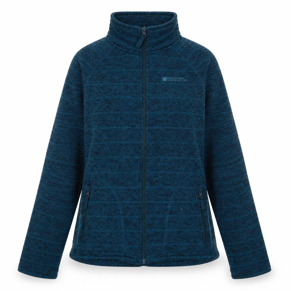 Womens UK Size 10 Regular Mountain Warehouse Blue Polyester Jacket
