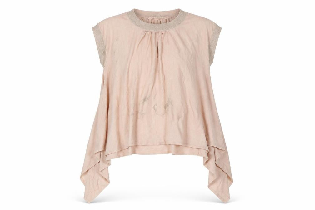 Front view of French Connection Women's Pink Cape Jumper, size M