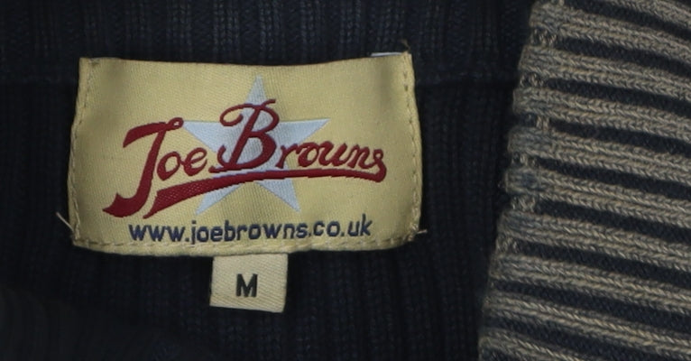 Joe Browns Men's Grey High Neck Jumper Size M