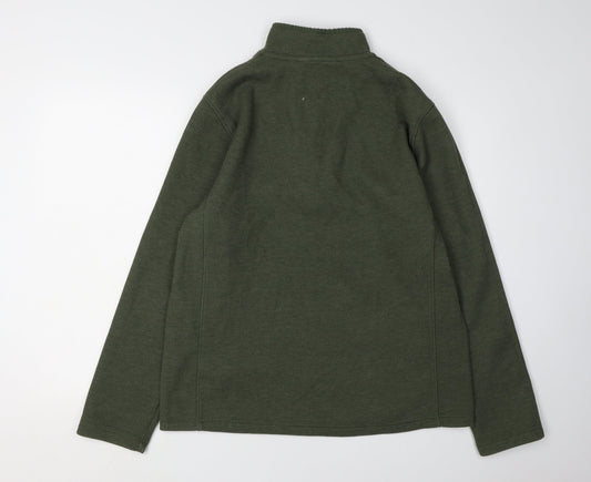 Mountain Warehouse Men's Green Pullover Fleece Sweatshirt M