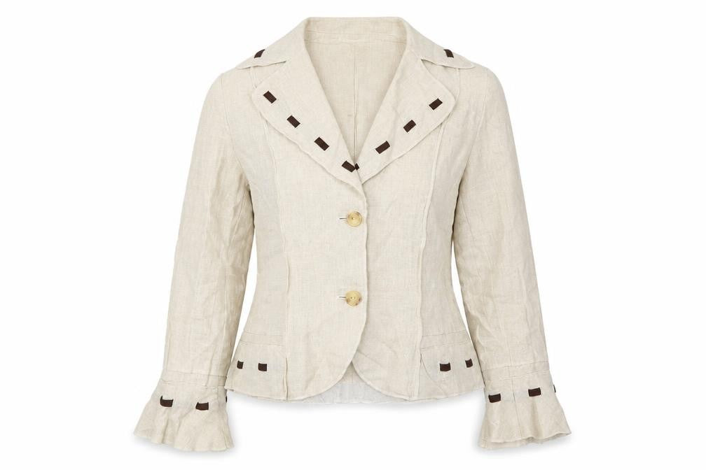 Marks and Spencer Beige Women's Blazer Size 12