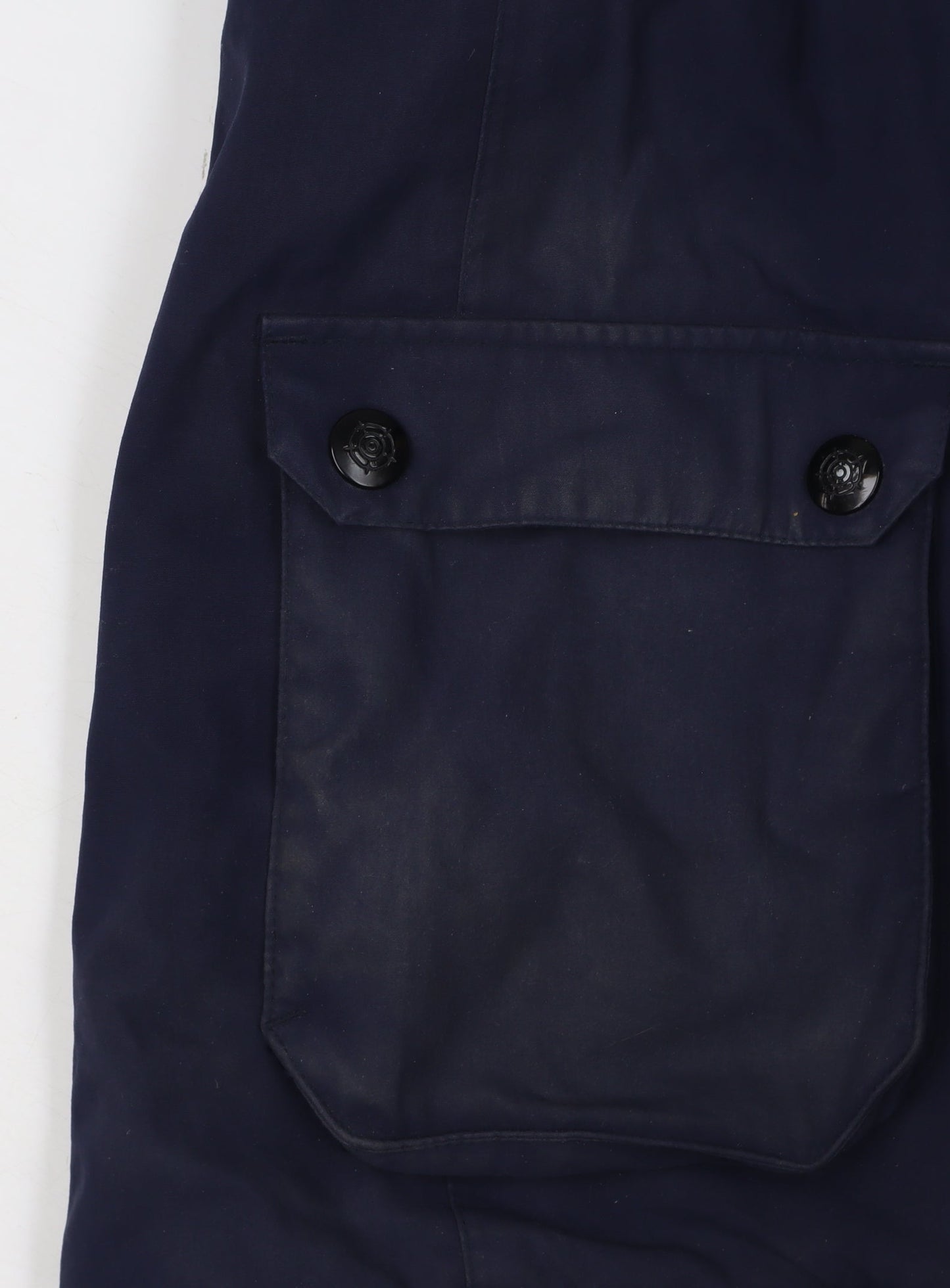 TOG24 Women's Navy Parka, Size 12, Winter Hooded Fur Trim