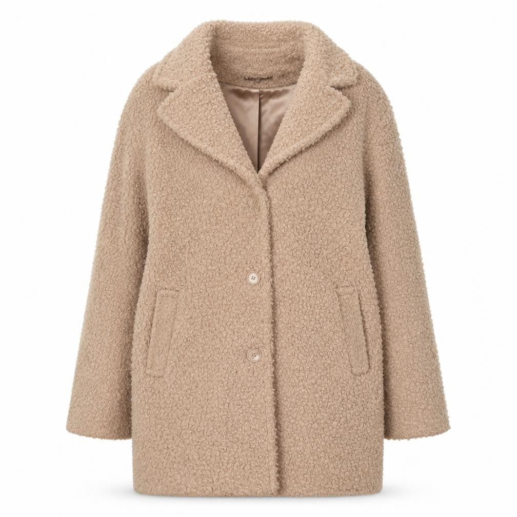 Oasis Women's Beige Mid-Length Coat Size 12