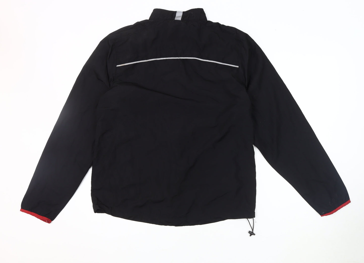 Mi-Fit Men's Black Windbreaker Jacket S