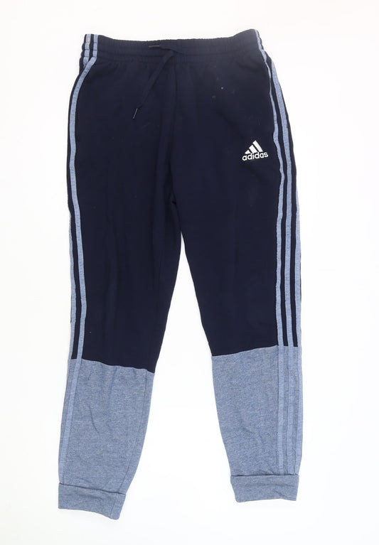 Adidas Men's Blue Jogger Trousers M - Activewear Essential
