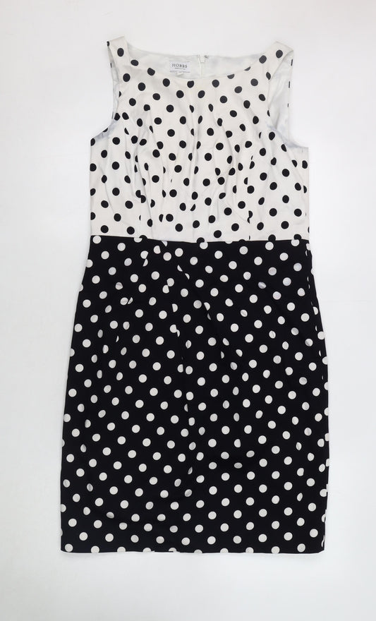 Hobbs Women’s Polka Dot Shift Dress Size 12