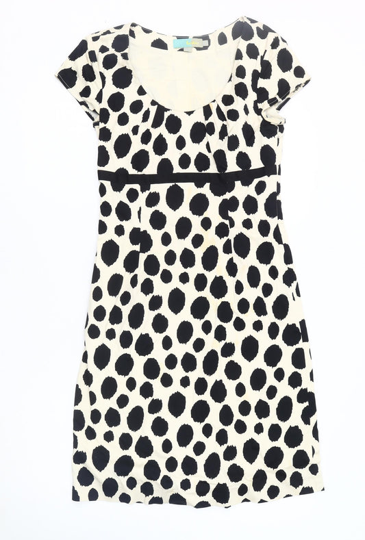 Boden Women's Black Shift Dress, Size 10, Scoop Neck