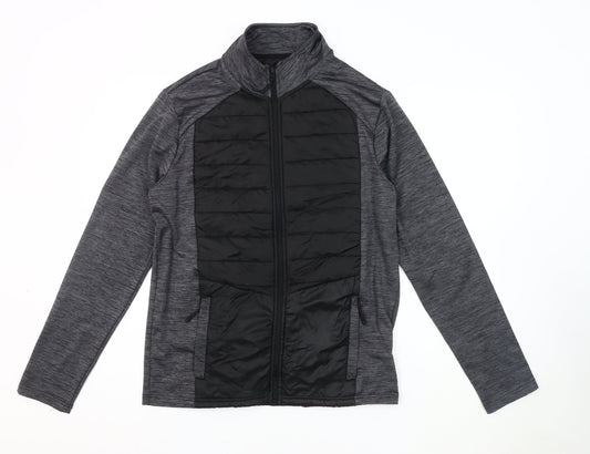 Mountain Warehouse Men's Black Grey M Puffer Jacket