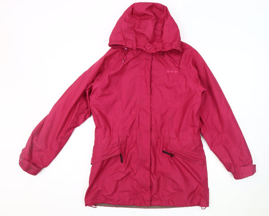 Peter Storm Women's Red Water Resistant Parka Jacket Size 10