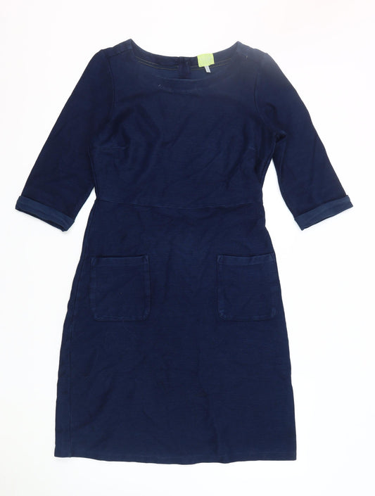 Joules Women's Blue Shift Dress Size 12