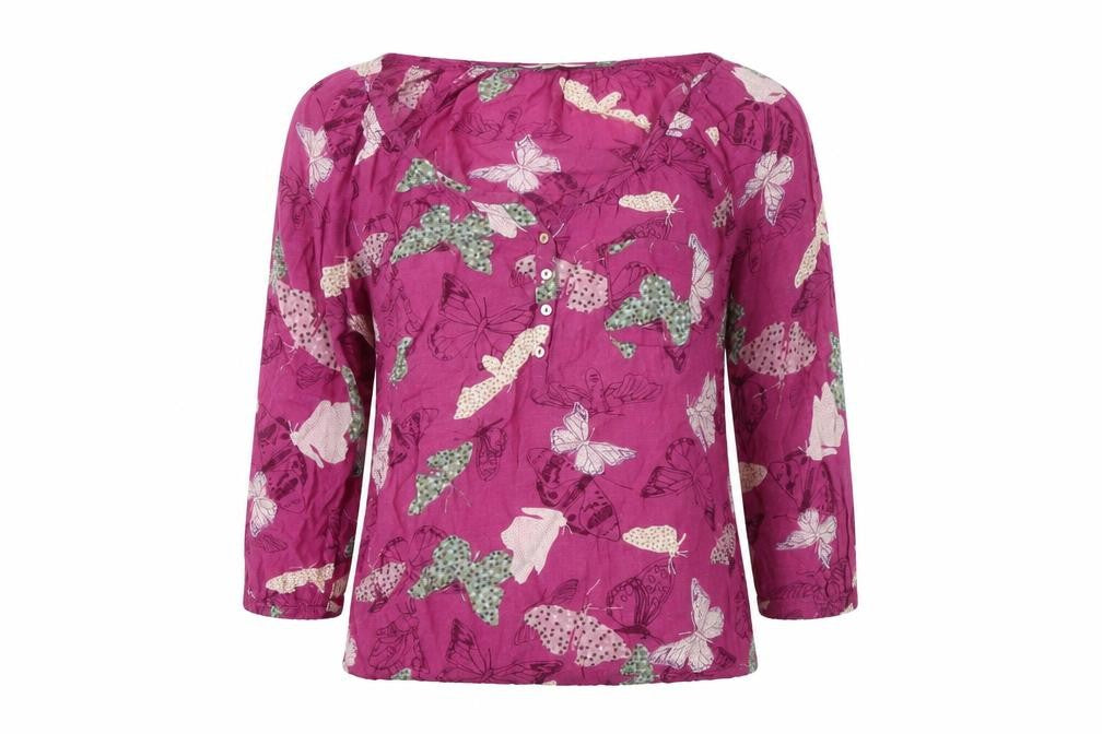 Womens UK Size 8 White Stuff Purple Viscose Blend Blouse