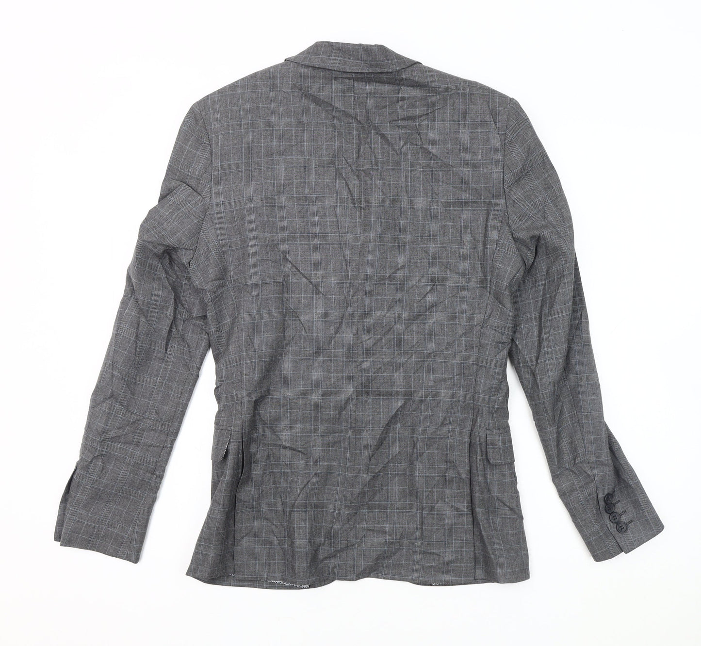 Limehaus Men's Grey Check Blazer 34 Regular Fit