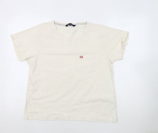 J.Crew Women's White T-Shirt, Short Sleeve, Size 16, Basic Style