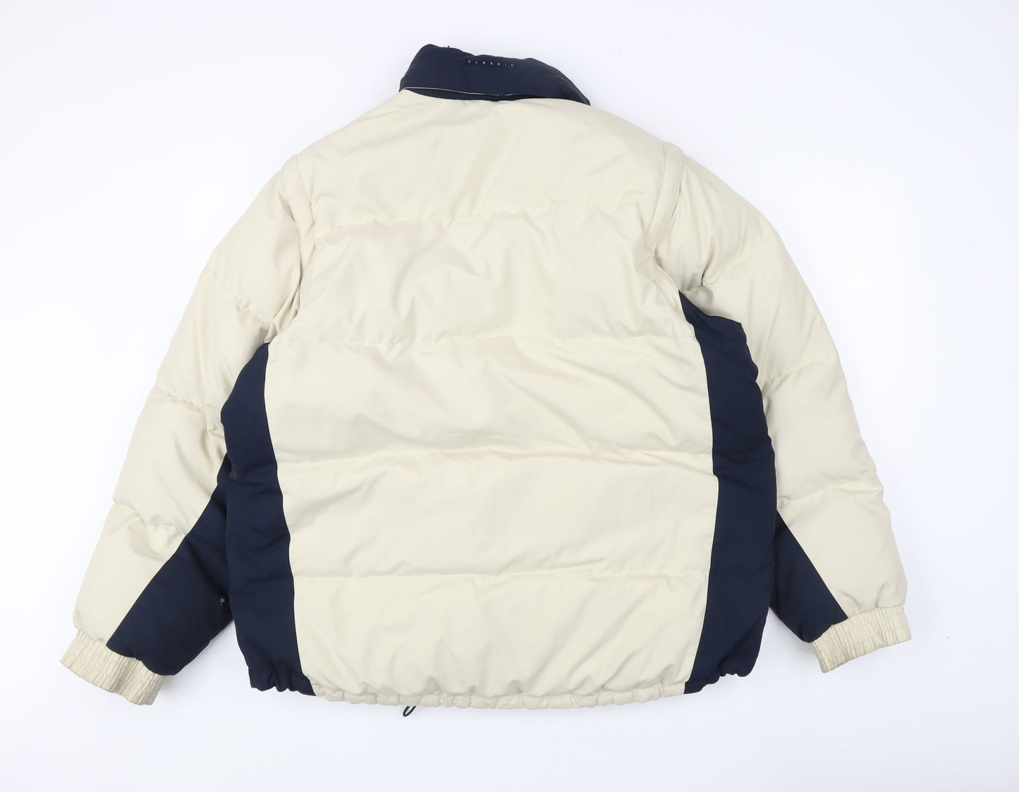 Reebok Men's Beige Puffer Jacket S Casual Winter