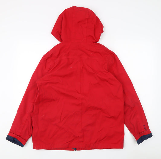 Trespass Women's Red Waterproof Rain Coat M