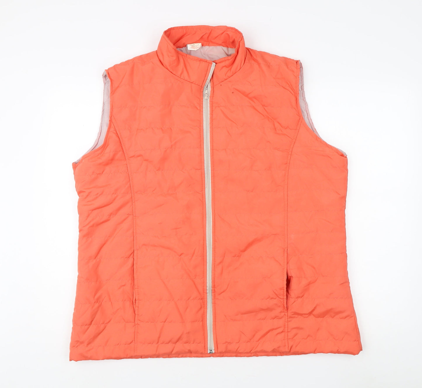 ANNE DE LANÇAY Women's Orange XL Basic Waistcoat
