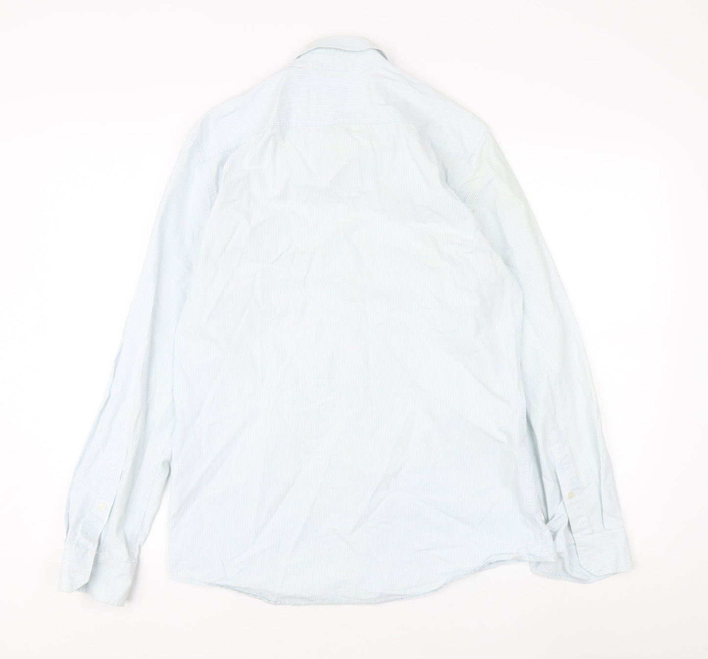 Jack Wills Men's Blue Classic Fit Striped Dress Shirt M