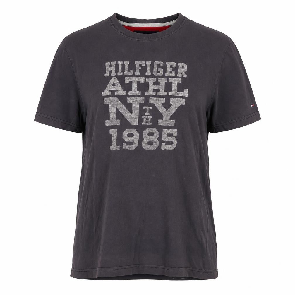 Unisex Adultss UK Size M Tommy Hilfiger Black Cotton T-Shirt