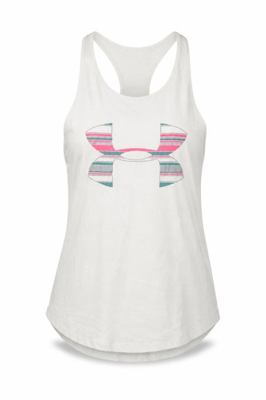 Under Armour Women's White Tank Top YXL