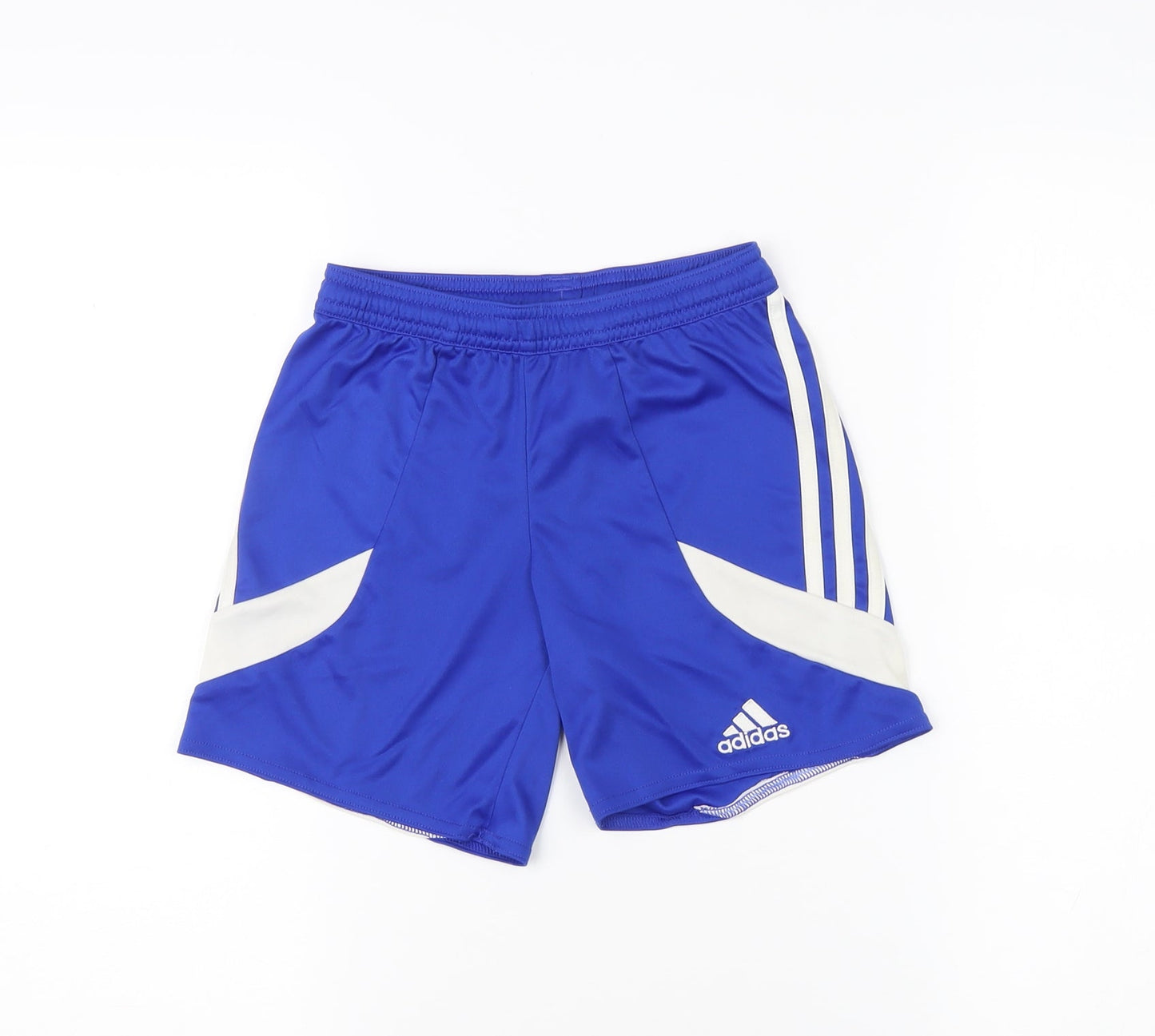 Adidas Boys Blue Athletic Shorts YXS
