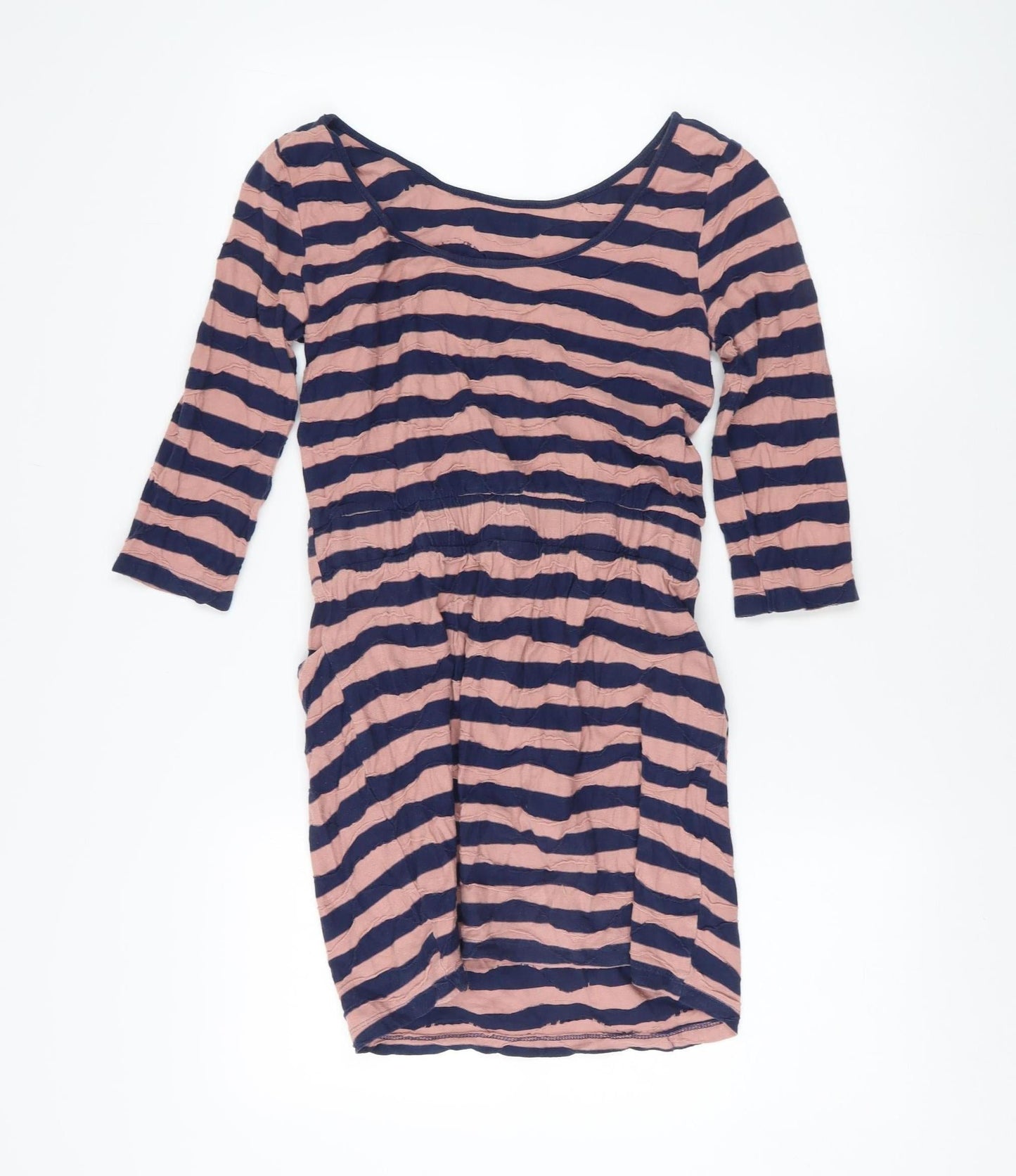 Limited Collection Women's Striped Shift Dress, Size 8, Multicoloured