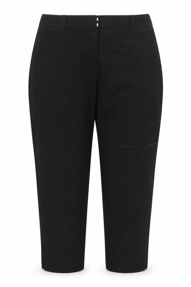 Massimo Dutti Women's Black Wool Trousers Size 10