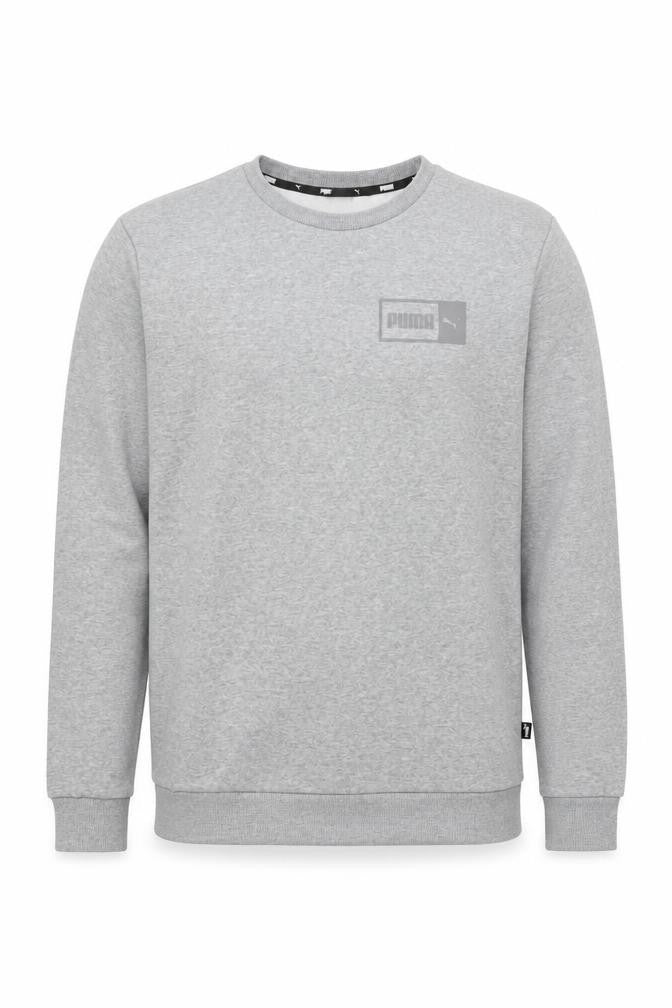 Mens UK M Regular PUMA Grey Pullover Sweatshirt