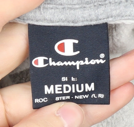 Champion Men's Grey Medium Pullover Hoodie