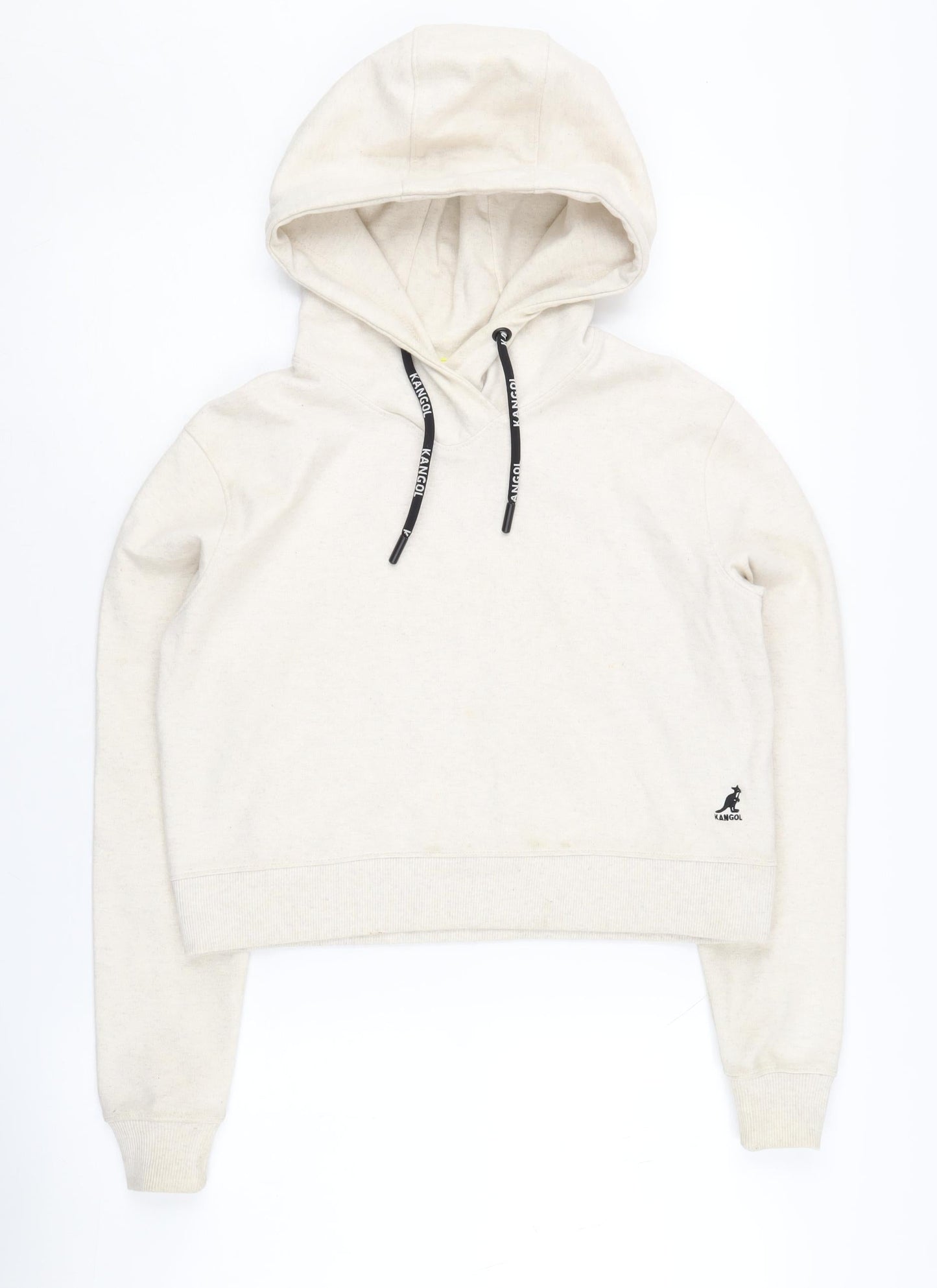 Kangol Women's Ivory Pullover Hoodie Size 10