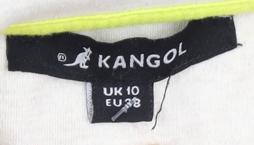 Kangol Women's Ivory Pullover Hoodie Size 10