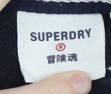 Superdry Men's Blue XS 1/4 Zip Sweatshirt