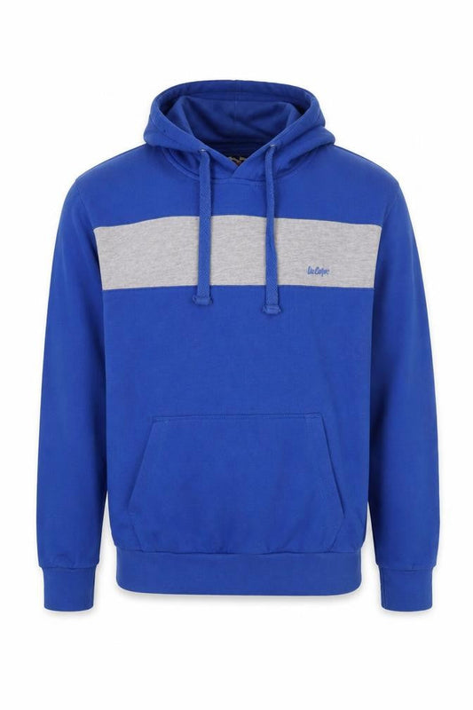 Mens UK XL Regular Lee Cooper Blue Pullover Hoodie