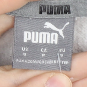 Puma Men's Grey Crew Neck Sweatshirt Size S