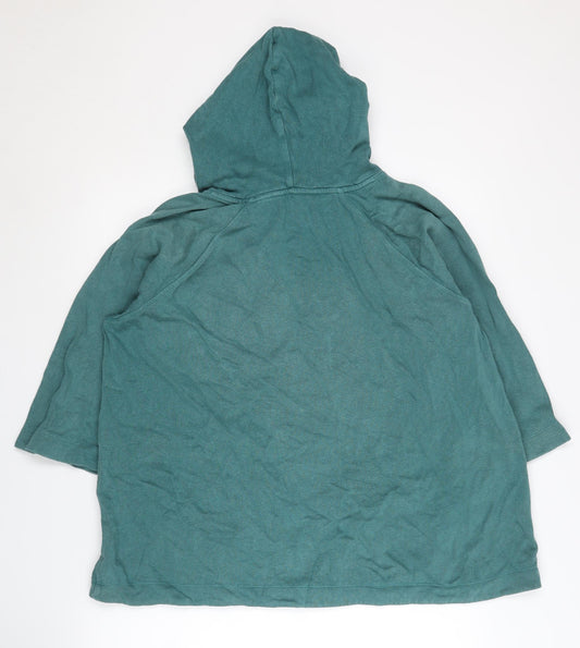 Seasalt Cornwall Women’s Green Cotton Hoodie, Size 14