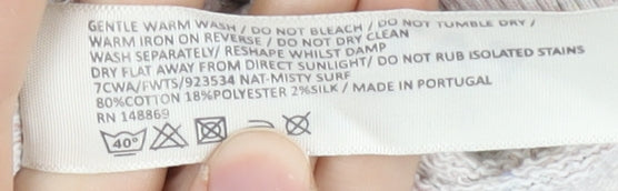 Fat Face Women's Ivory Full Zip Hoodie Size 16