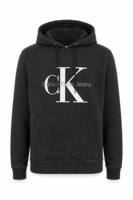 Mens UK XS  Calvin Klein Black Pullover Hoodie