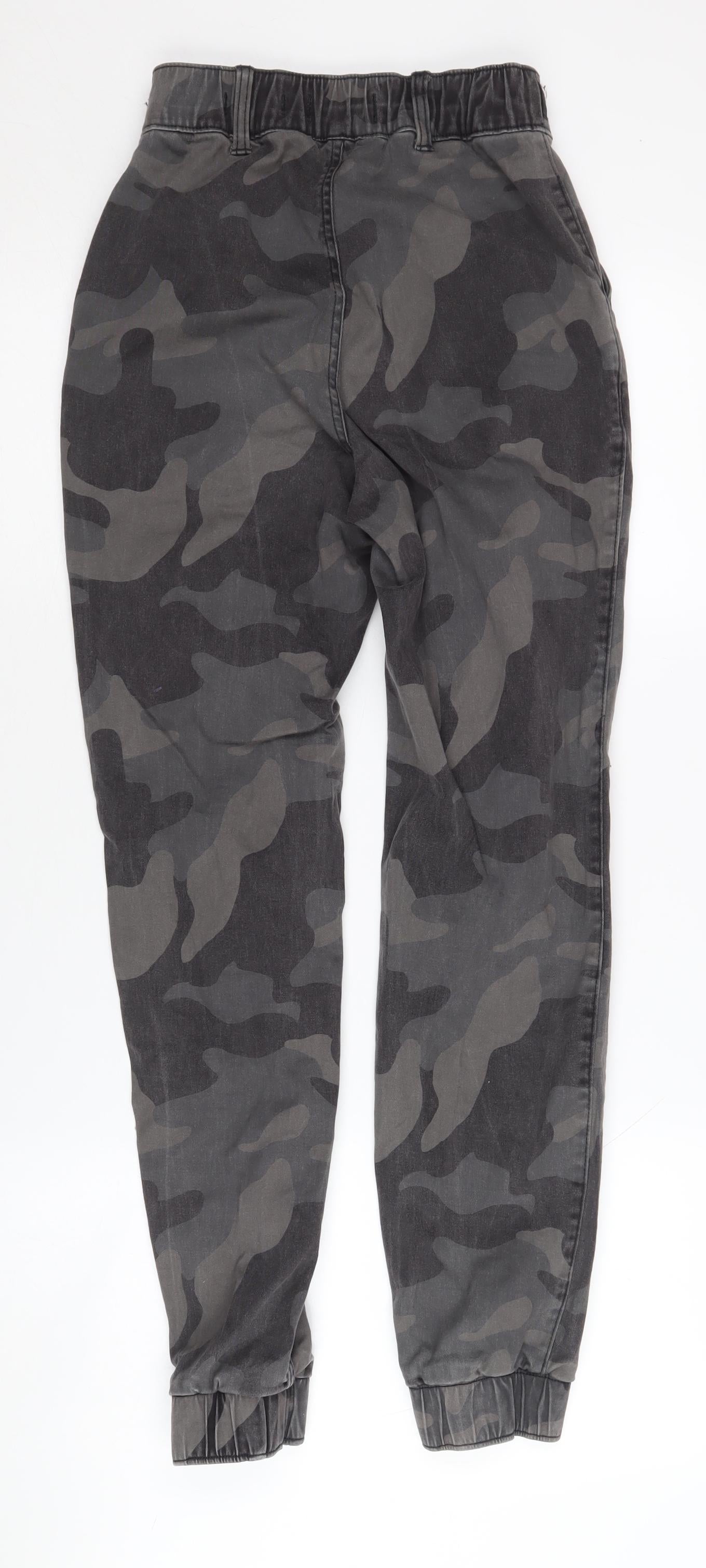 Hollister Women's Grey Camouflage Joggers XS