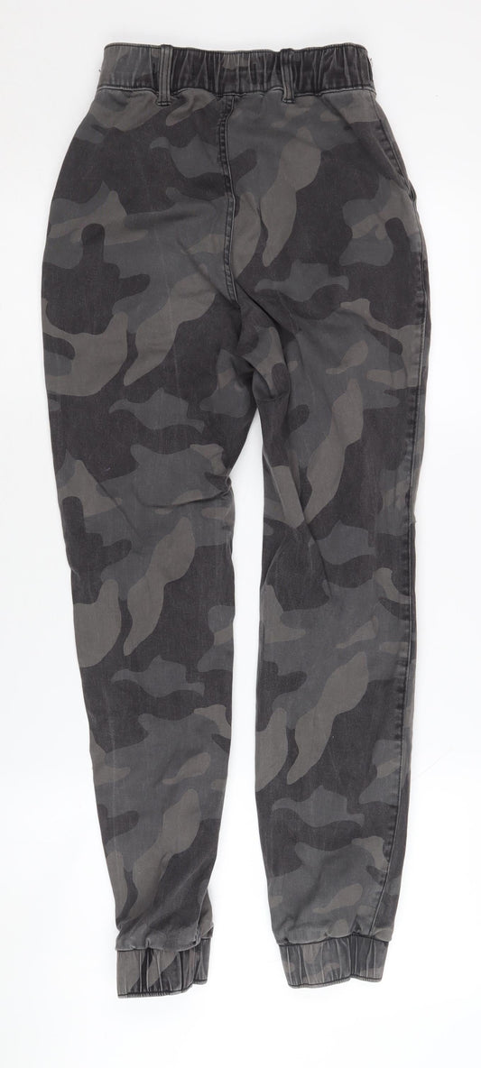 Hollister Women's Grey Camouflage Joggers XS