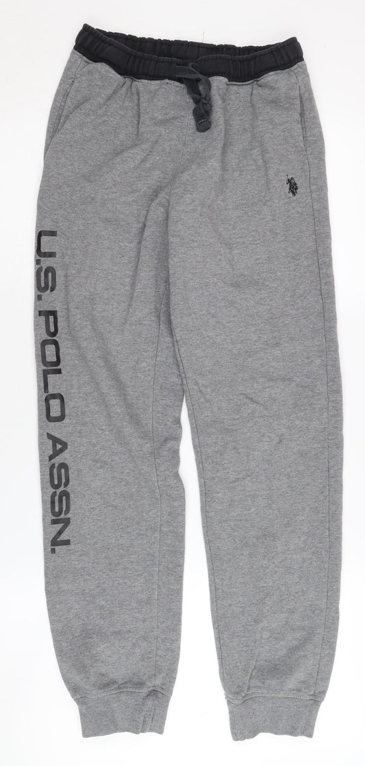 U.S. Polo Assn. Boys Grey Jogger Trousers XL