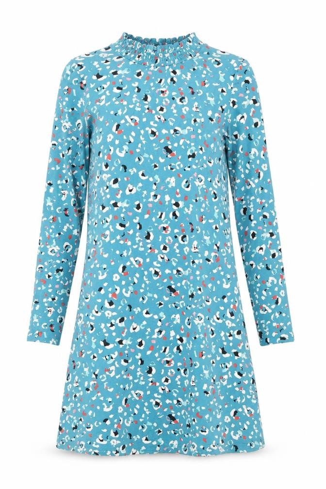 Marks and Spencer Women's Blue Animal Print Dress