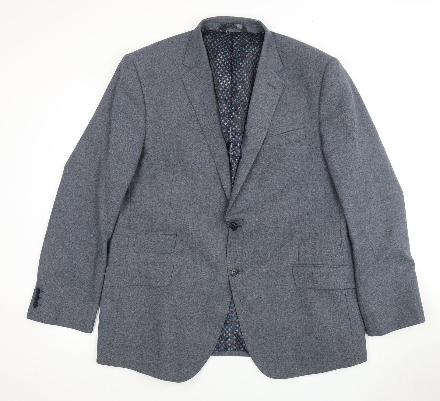 Marks and Spencer Men's Blue 46R Blazer, Regular Fit