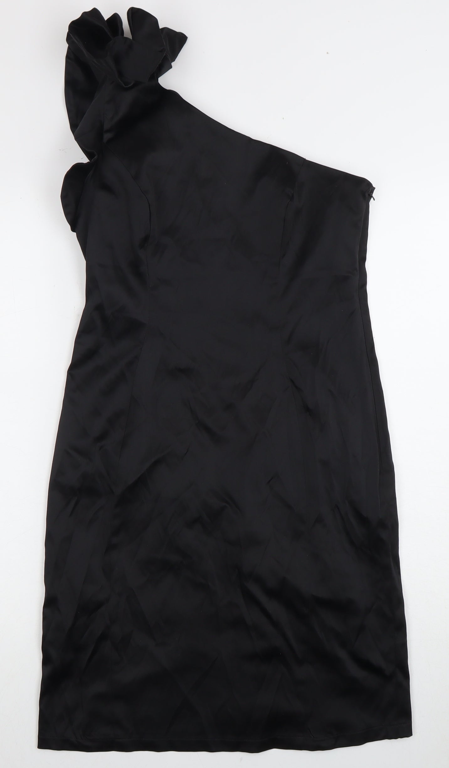 Red Herring Women's Black Asymmetrical Dress Size 12